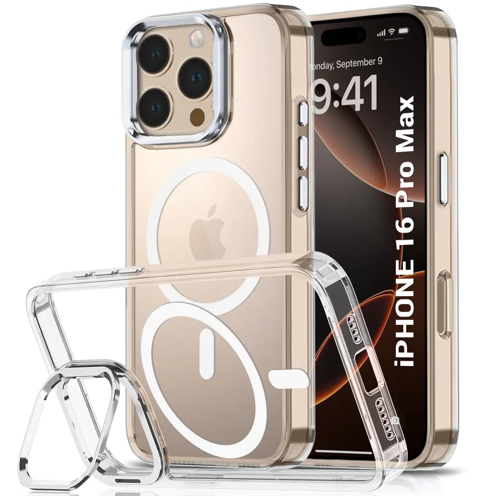 TheGiftKart Hybrid Back Cover Case for iPhone 16 Pro Max Compatible with MagSafe